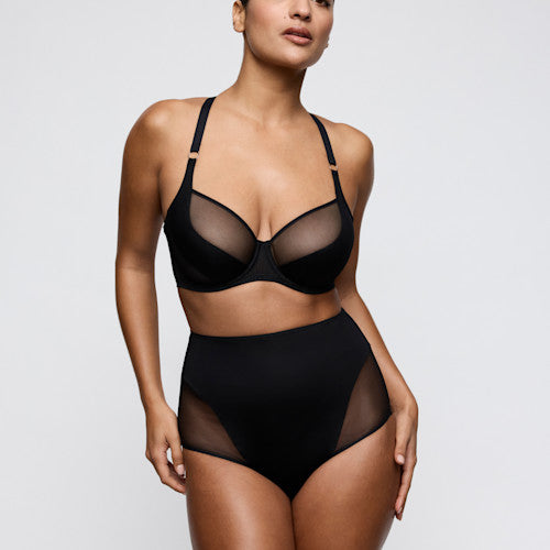Primadonna Twist SHEARY balcony bra tulip seam in black