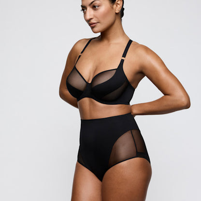 Primadonna Twist SHEARY balcony bra tulip seam in black