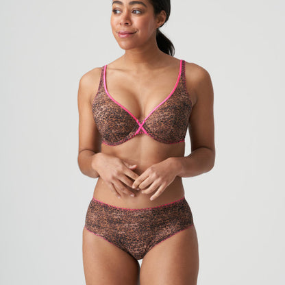 PrimaDonna Twist CAFE PLUME full briefs in Cheetah