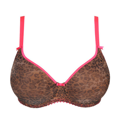 PrimaDonna Twist CAFE PLUME padded bra heartshape in Cheetah