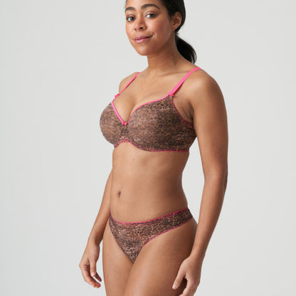 PrimaDonna Twist CAFE PLUME padded bra heartshape in Cheetah