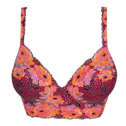 PrimaDonna Twist EFFORIA padded plunge bra in Winter Blossom