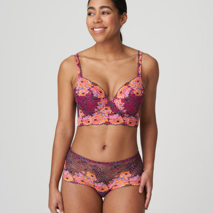 PrimaDonna Twist EFFORIA padded plunge bra in Winter Blossom