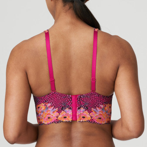 PrimaDonna Twist EFFORIA padded plunge bra in Winter Blossom