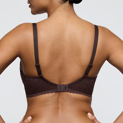 Primadonna Twist GIGANNI padded balcony bra in Leopard bloom