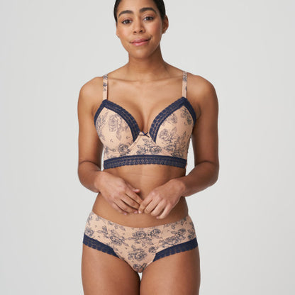 PrimaDonna Twist MATAMA padded plunge bra in light tan