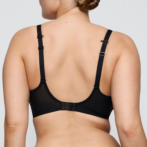 Primadonna Twist SHEARY padded heartshape bra in black