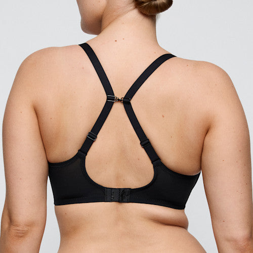 Primadonna Twist SHEARY padded heartshape bra in black