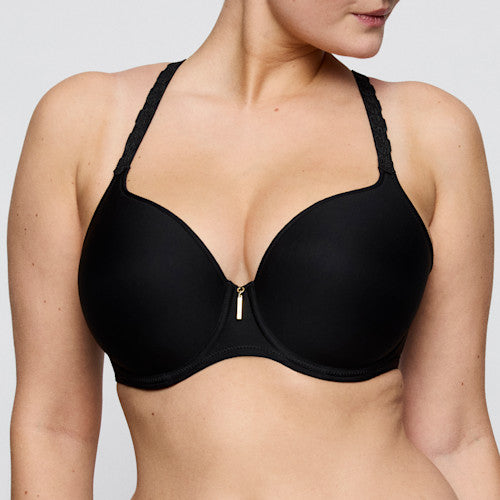 Primadonna Twist TWIXIE padded heartshape bra in black