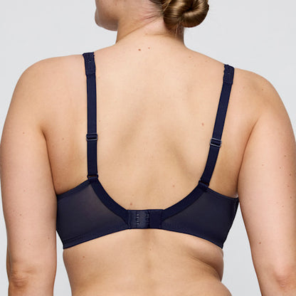 Primadonna Twist WOWGIRL half padded plunge bra in evening blue