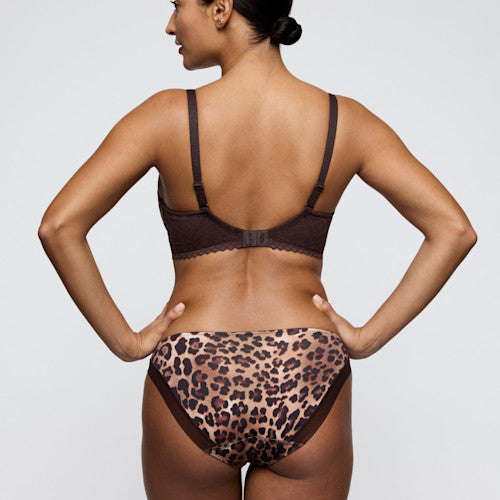 Primadonna Twist GIGANNI padded balcony bra in Leopard bloom