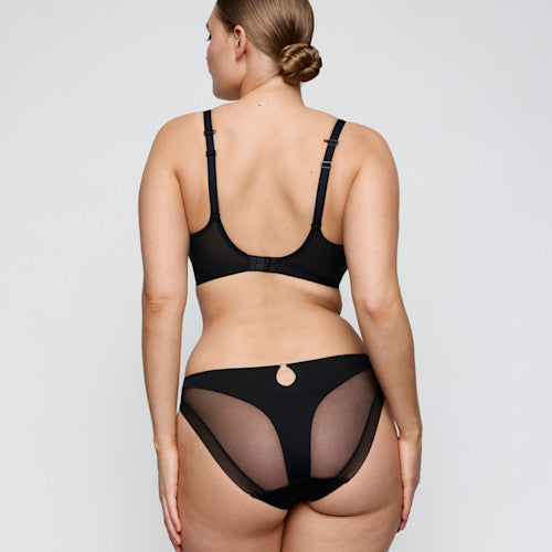 Primadonna Twist SHEARY padded heartshape bra in black