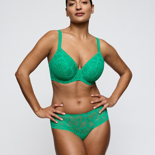 Primadonna Twist MOCUTO padded heartshape bra in Vivid Green