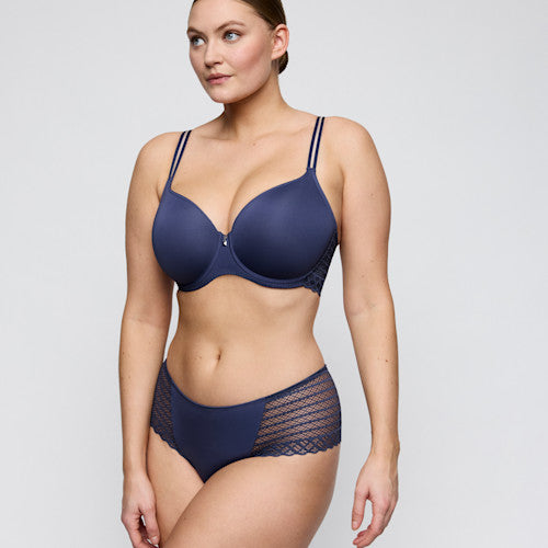 Primadonna Twist TWIST SIDE padded heartshape bra in indigofera