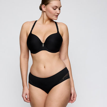 Primadonna Twist TWIXIE padded heartshape bra in black