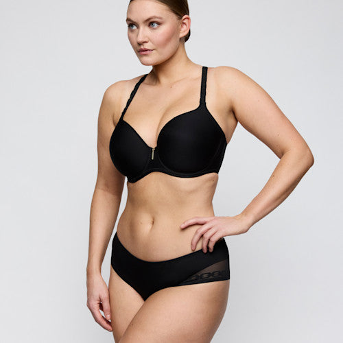 Primadonna Twist TWIXIE padded heartshape bra in black