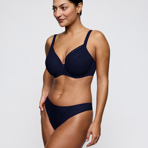 Primadonna Twist WOWGIRL thong in evening blue