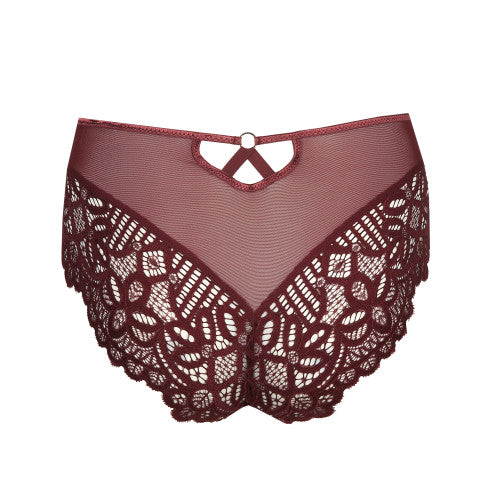 PrimaDonna Twist FIRST NIGHT hotpants in Merlot