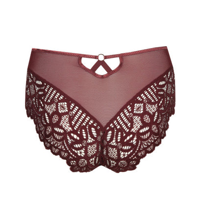 PrimaDonna Twist FIRST NIGHT hotpants in Merlot