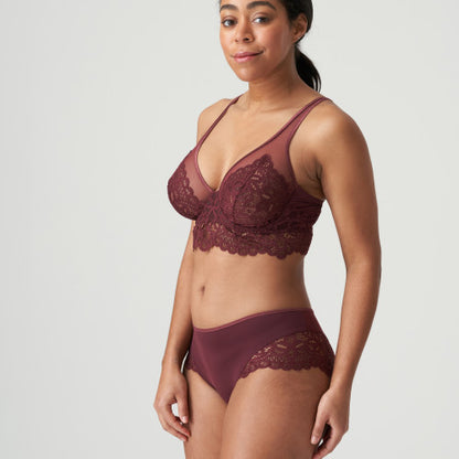 PrimaDonna Twist FIRST NIGHT hotpants in Merlot