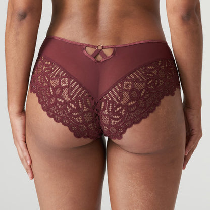 PrimaDonna Twist FIRST NIGHT hotpants in Merlot