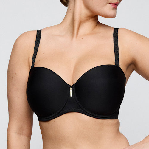 Primadonna Twist TWIXIE padded bra - strapless in black