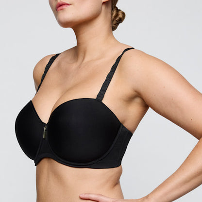 Primadonna Twist TWIXIE padded bra - strapless in black