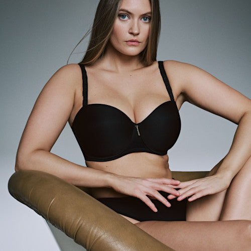 Primadonna Twist TWIXIE padded bra - strapless in black