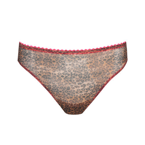 PrimaDonna Twist CAFE PLUME thong in Cheetah