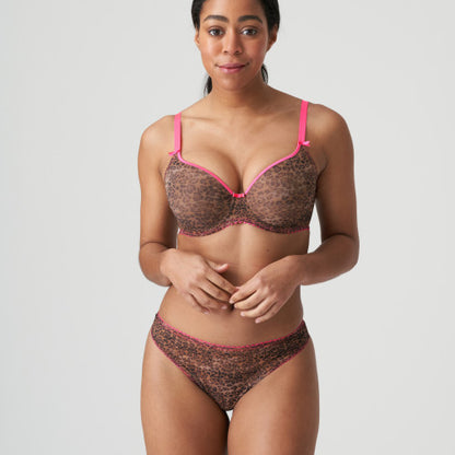 PrimaDonna Twist CAFE PLUME thong in Cheetah