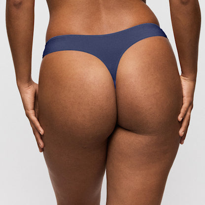 Primadonna Twist TWIST SIDE thong in indigofera
