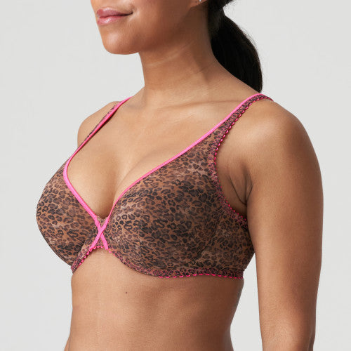 PrimaDonna Twist CAFE PLUME bralette in Cheetah
