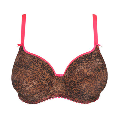 PrimaDonna Twist CAFE PLUME full cup bra in Cheetah
