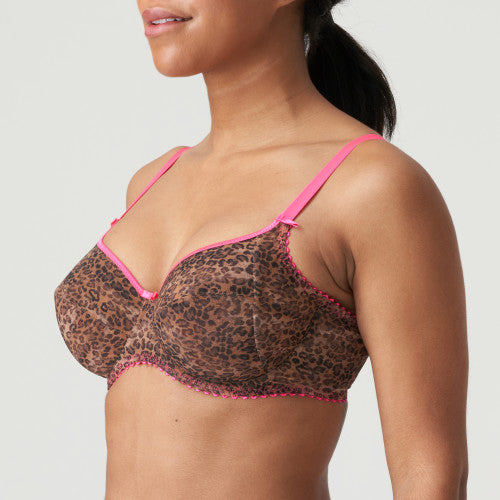 PrimaDonna Twist CAFE PLUME full cup bra in Cheetah