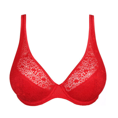 PrimaDonna Twist EPIRUS half padded plunge bra in Red