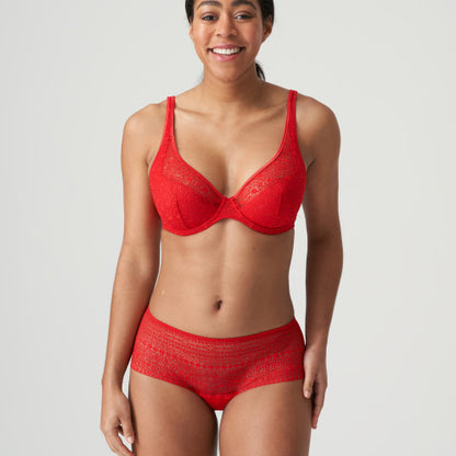 PrimaDonna Twist EPIRUS half padded plunge bra in Red