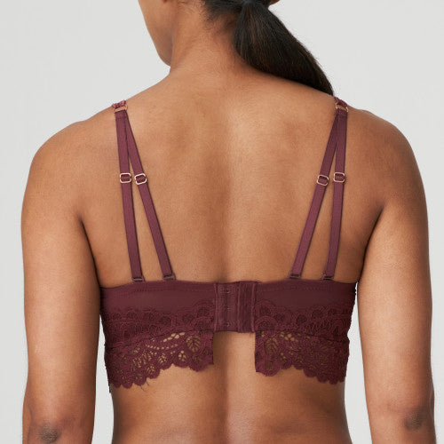 PrimaDonna Twist FIRST NIGHT bralette in Merlot