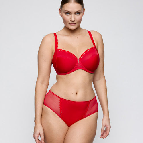 Primadonna Twist WOWGIRL full cup bra in true red