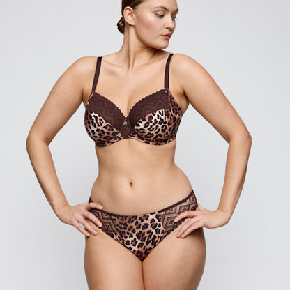 Primadonna Twist GIGANNI full cup bra in Leopard bloom