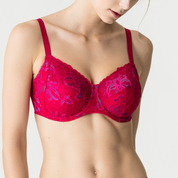 PrimaDonna Twist French Kiss Full Cup Wire Bra in Persian Red 36G