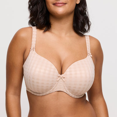 Primadonna Madison Padded Bra - heart Shape in Caffe Latte