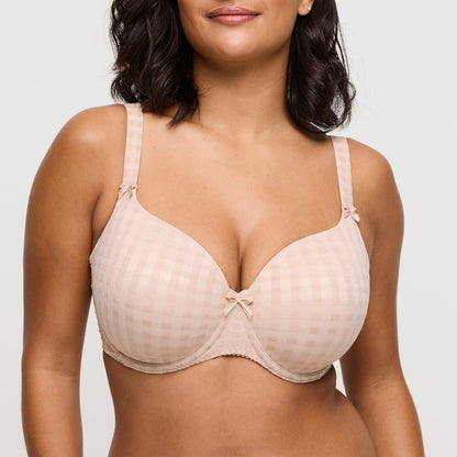 Primadonna Madison Padded Bra - heart Shape in Caffe Latte