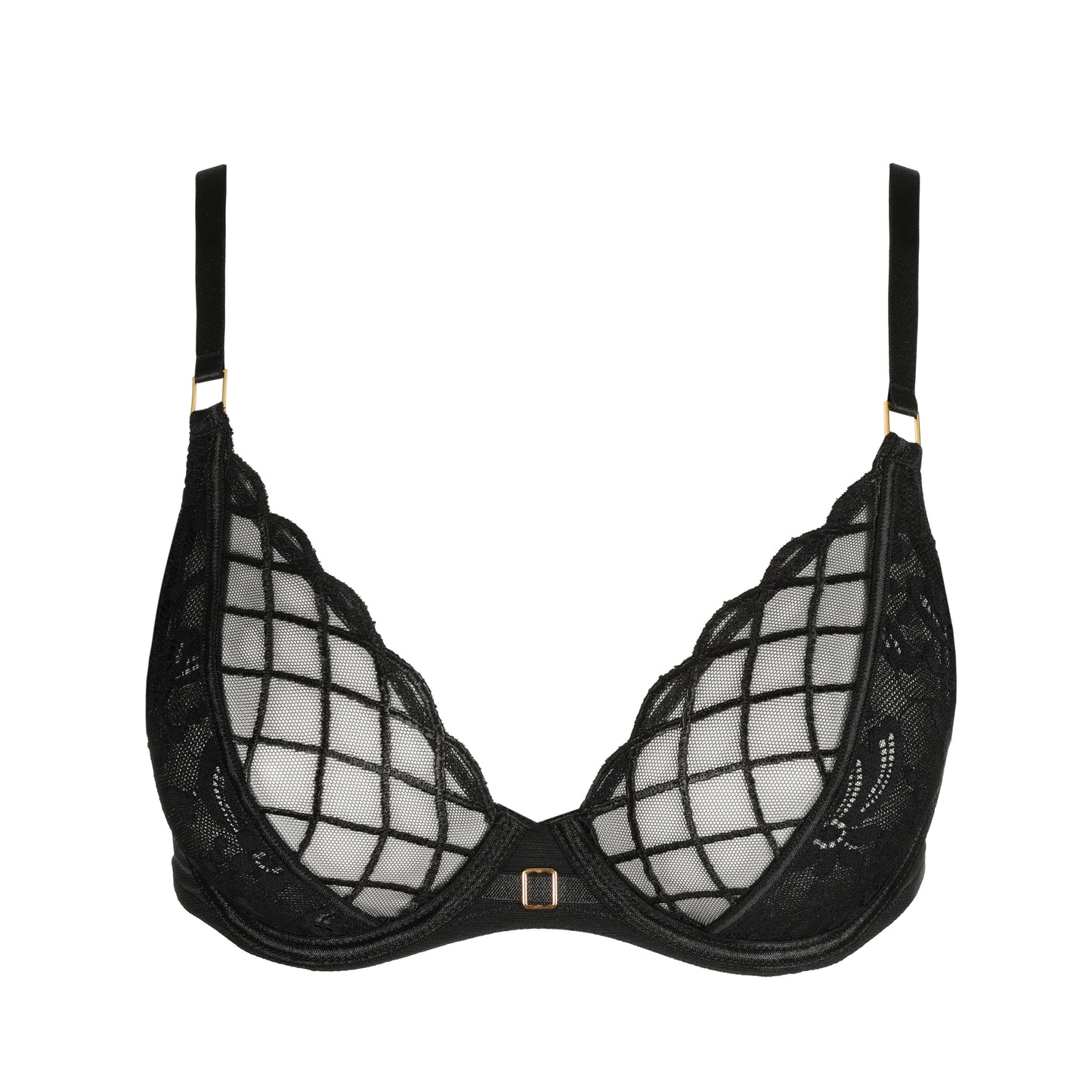 Marie Jo Aven black plunge bra
