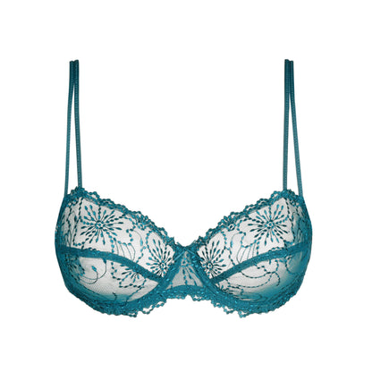Marie Jo JANE balcony bra horizontal seam in peacock