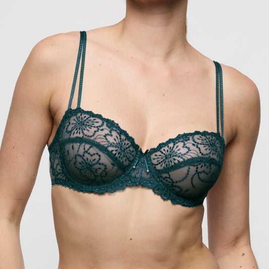 Marie Jo JANE balcony bra horizontal seam in peacock