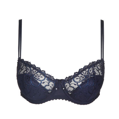 Marie Jo JANE half padded balcony bra in velvet blue 36D