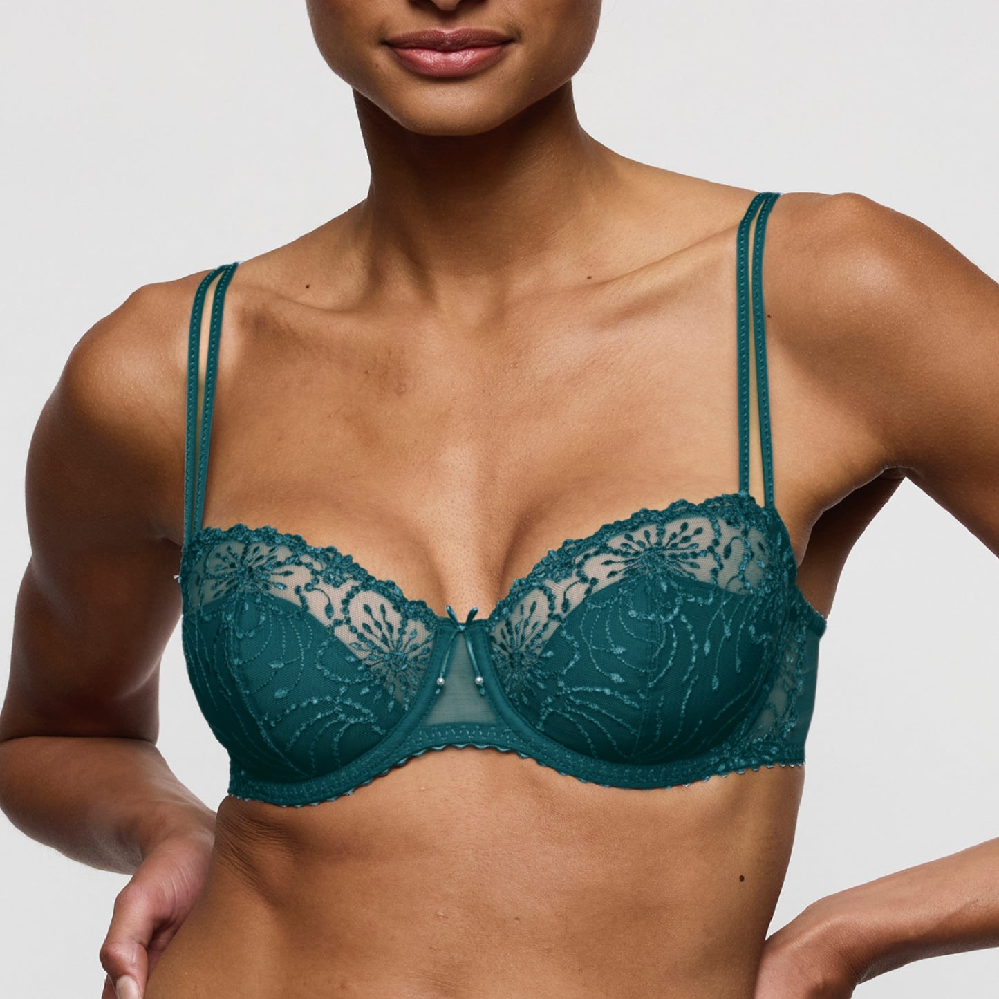Marie Jo JANE half padded balcony bra in peacock