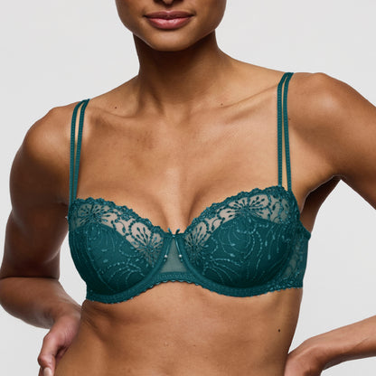 Marie Jo JANE half padded balcony bra in peacock