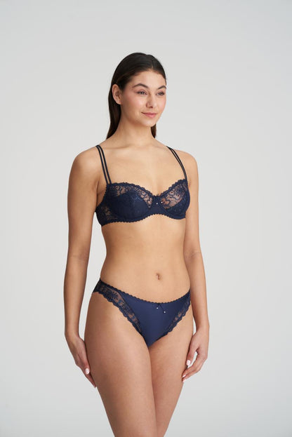 Marie Jo JANE half padded balcony bra in velvet blue 36D