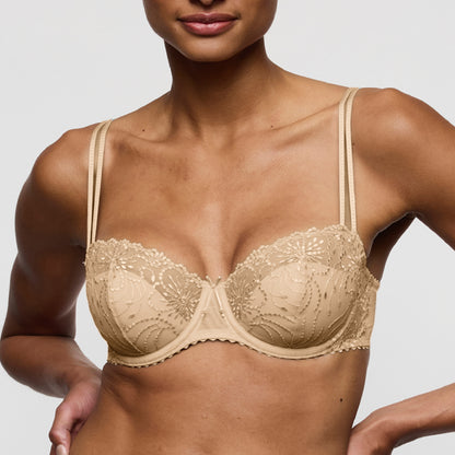 Marie Jo JANE half padded balcony bra in sand